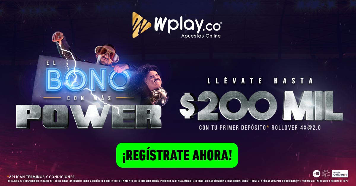 codigo promocional Wplay