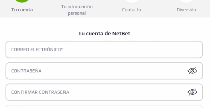 Guía de NetBet registro y cómo apostar por primera vez