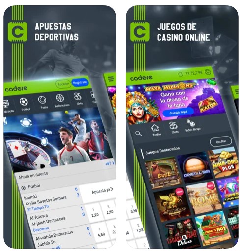 Aplicación móvil: Codere gana