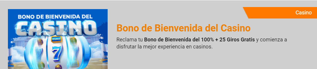 Bono de bienvenida del casino