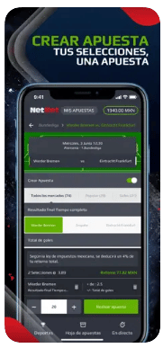 Aplicación móvil: NetBet gana