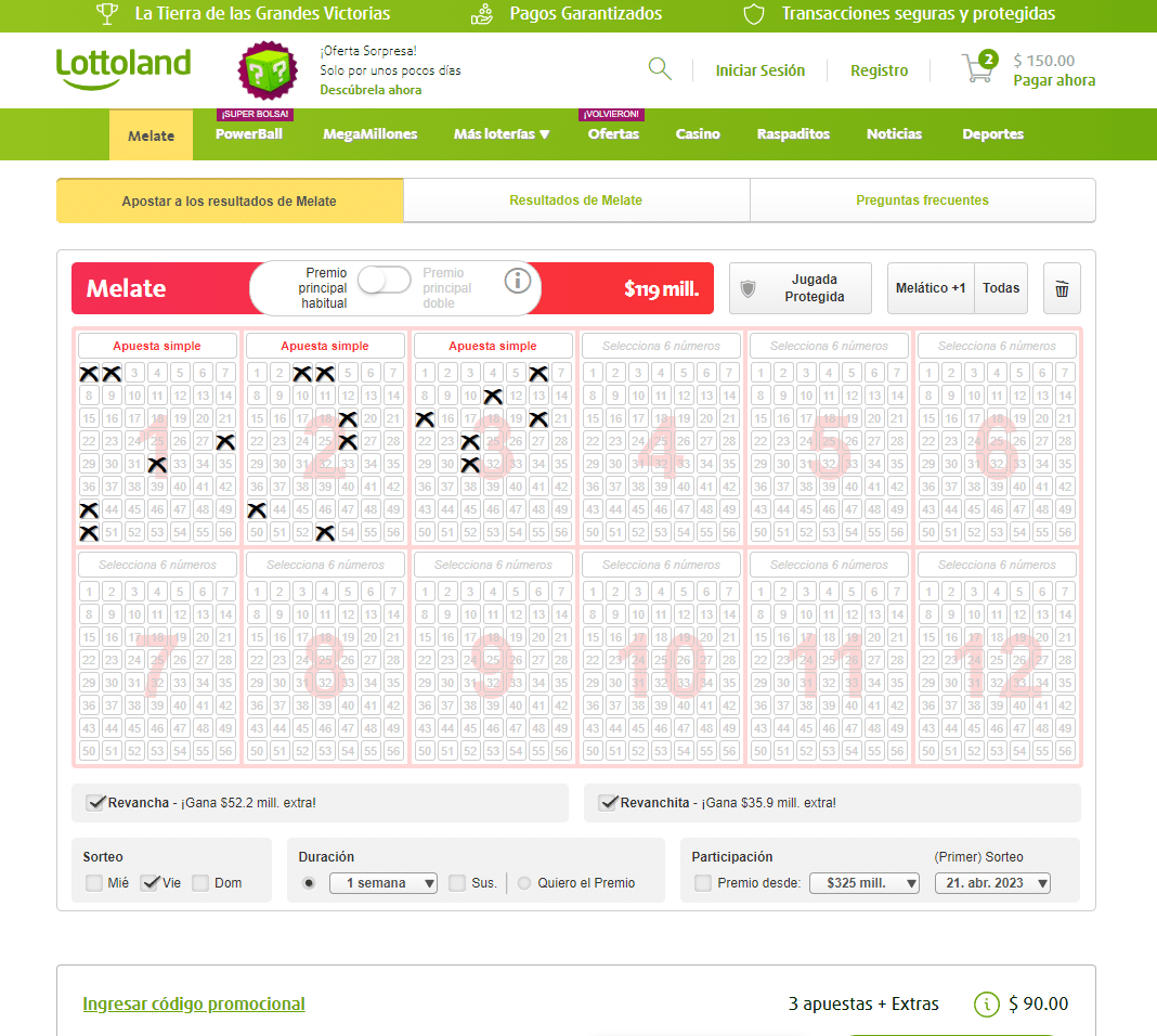 codigo promocional lottoland